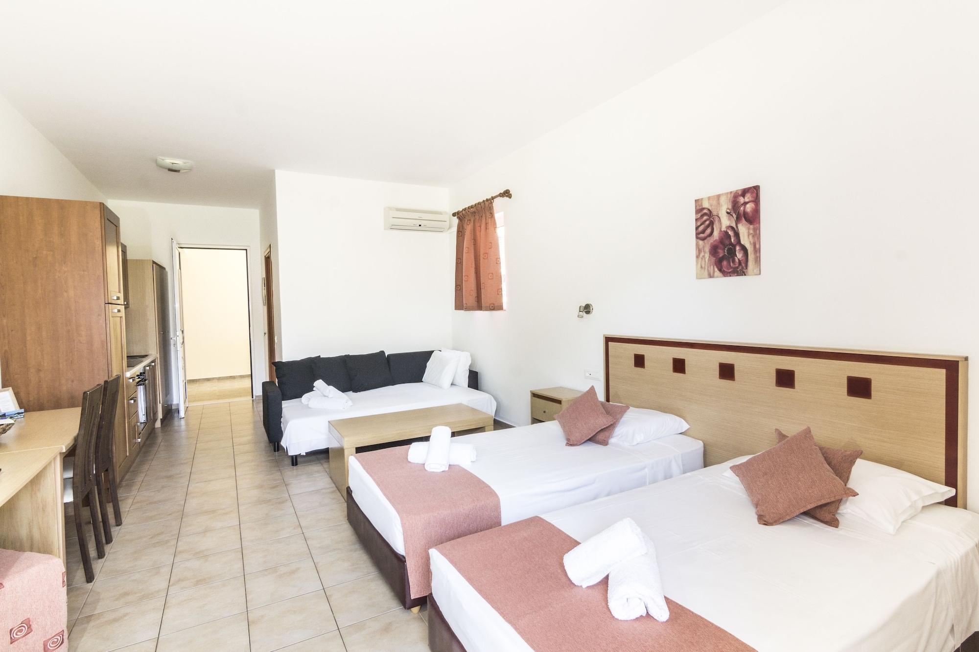Lindos Blue Sky Aparthotel Bagian luar foto