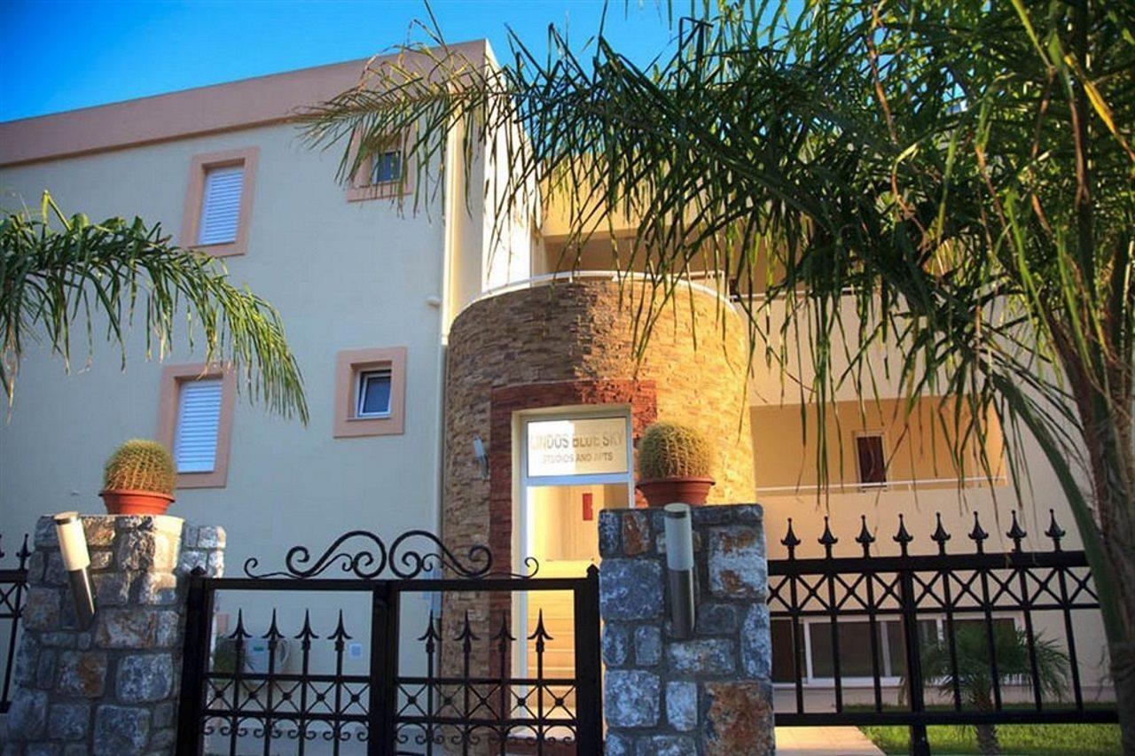 Lindos Blue Sky Aparthotel Bagian luar foto