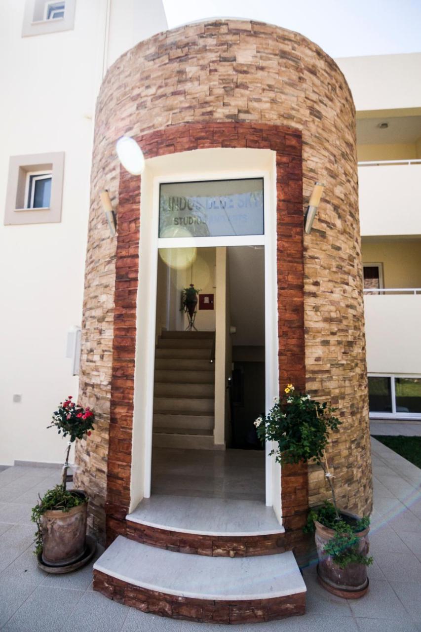 Lindos Blue Sky Aparthotel Bagian luar foto